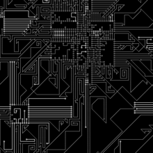 Output from procedural circuit-like design generator.