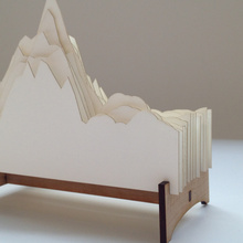 Procedurally generated laser-cut paper study